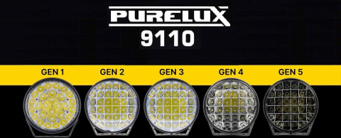 Purelux 9110 sorozat - Népszerű kerek kiegészítő lámpák