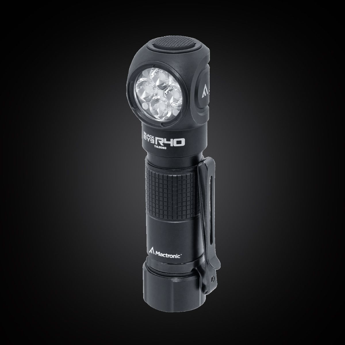 Mactronic BLACK EYE R40 – derékszögű taktikai lámpa 4000 lm
