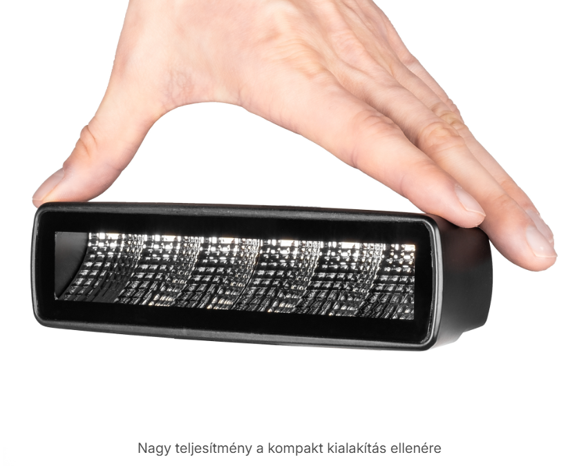 PURELUX Terrain fekete, vékony, reflektoros munkalámpa