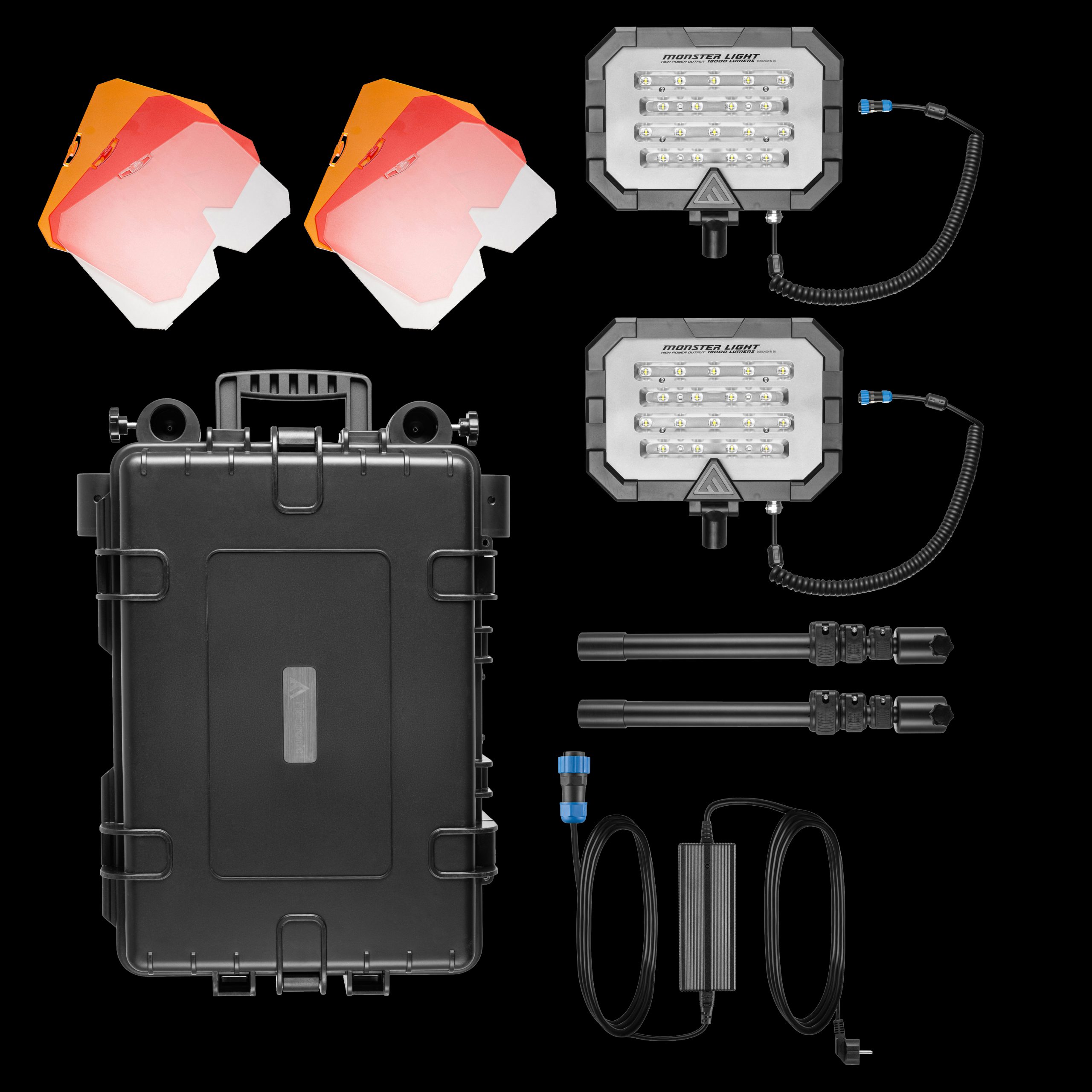 Mactronic MONSTER LIGHT TWIN – 36 000 lm területmegvilágító