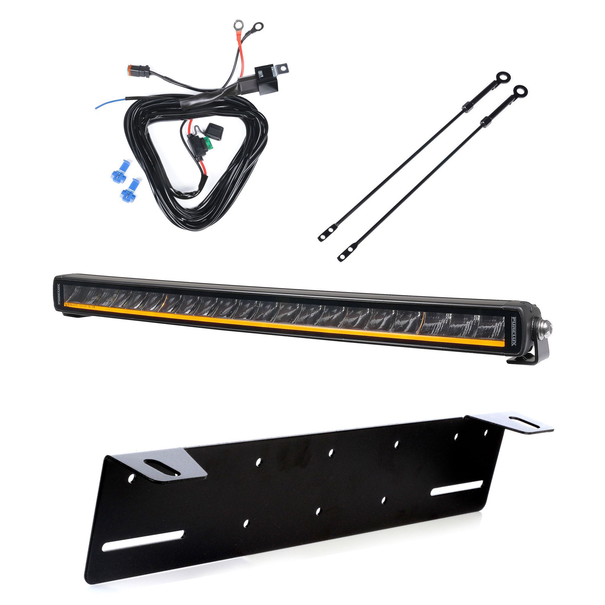 PURELUX Fekete X-Slim C520 LED sáv