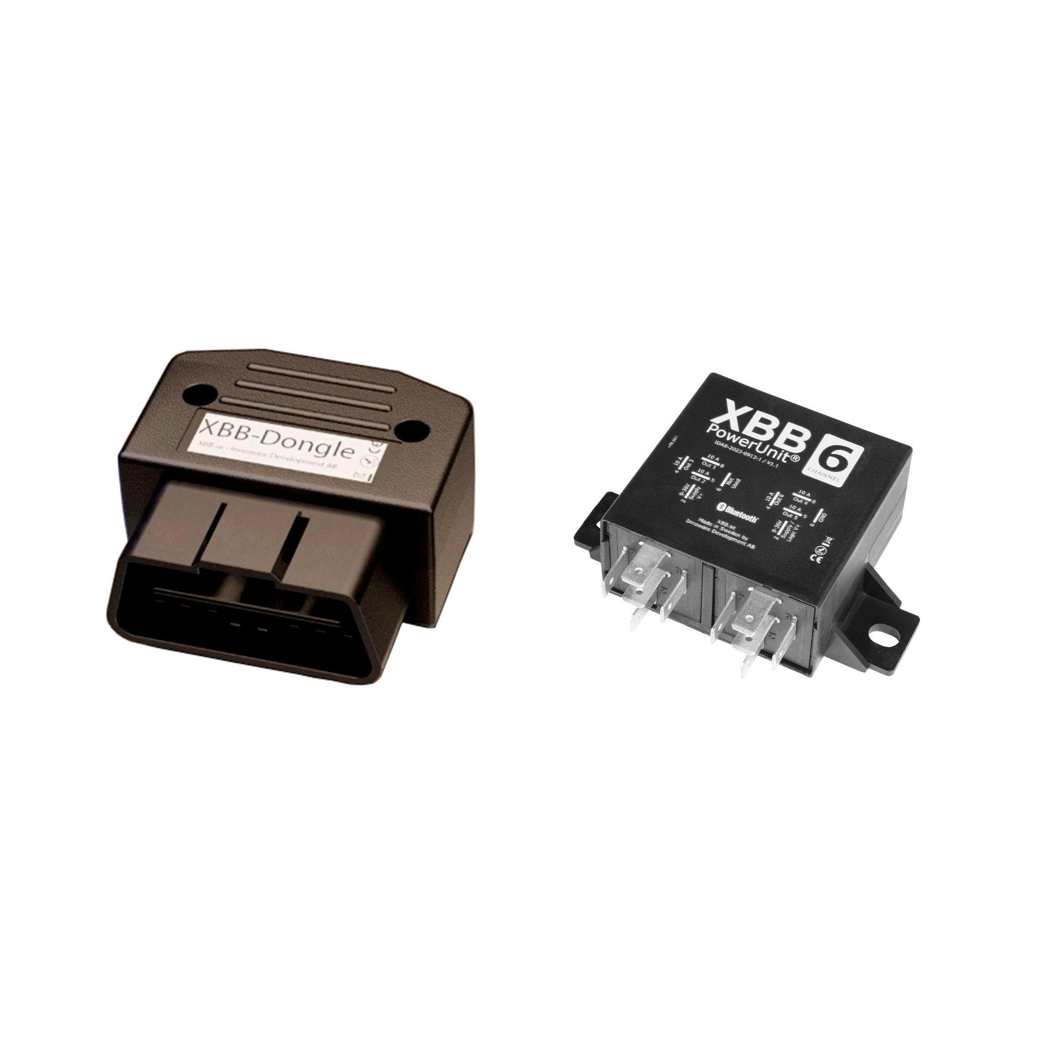 Purelux CAN busz relé XBB PowerUnit 6  + adapter
