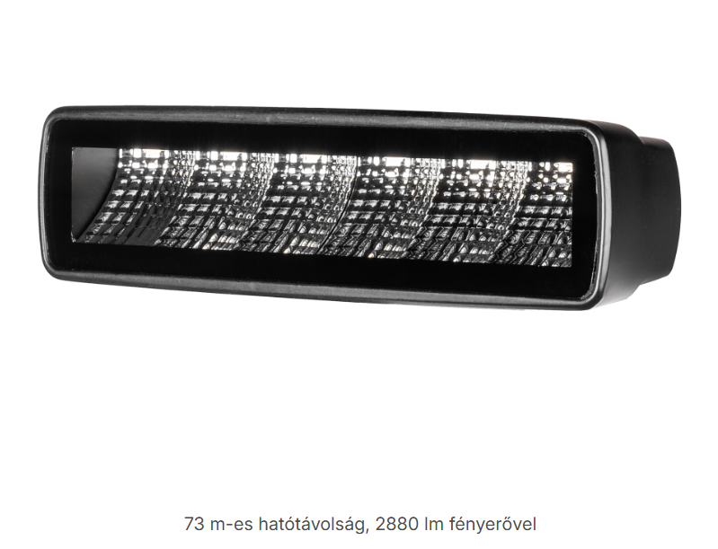 PURELUX Terrain fekete, vékony, reflektoros munkalámpa