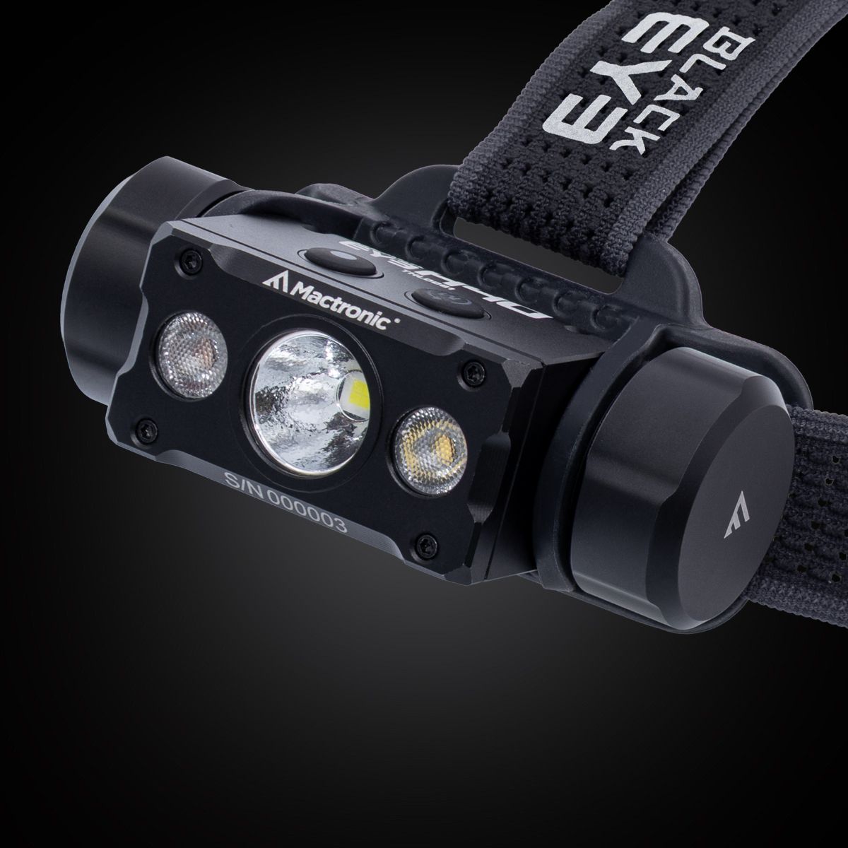 Mactronic BLACK EYE H40 – professzionális fejlámpa 4000 lm