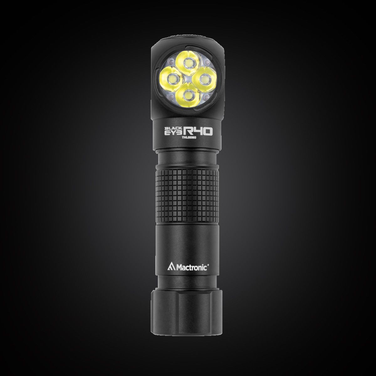 Mactronic BLACK EYE R40 – derékszögű taktikai lámpa 4000 lm