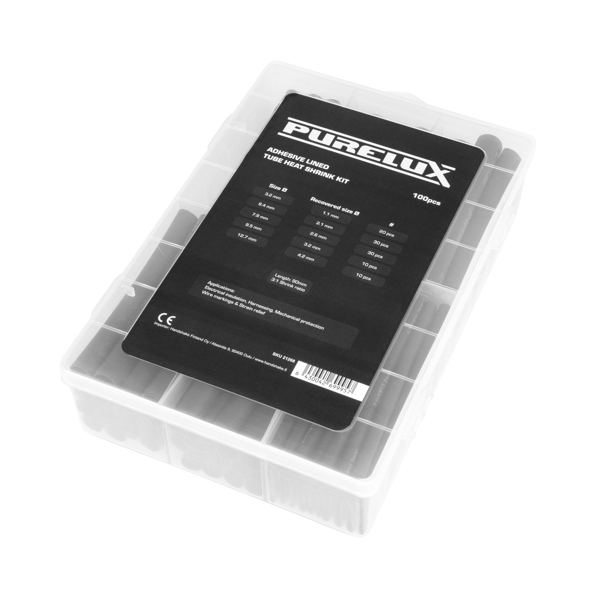 PURELUX zsugorcső készlet